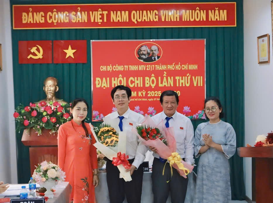 >Đại hội Chi Bộ Công ty TNHH MTV 27/7 Thành phố Hồ Chí Minh