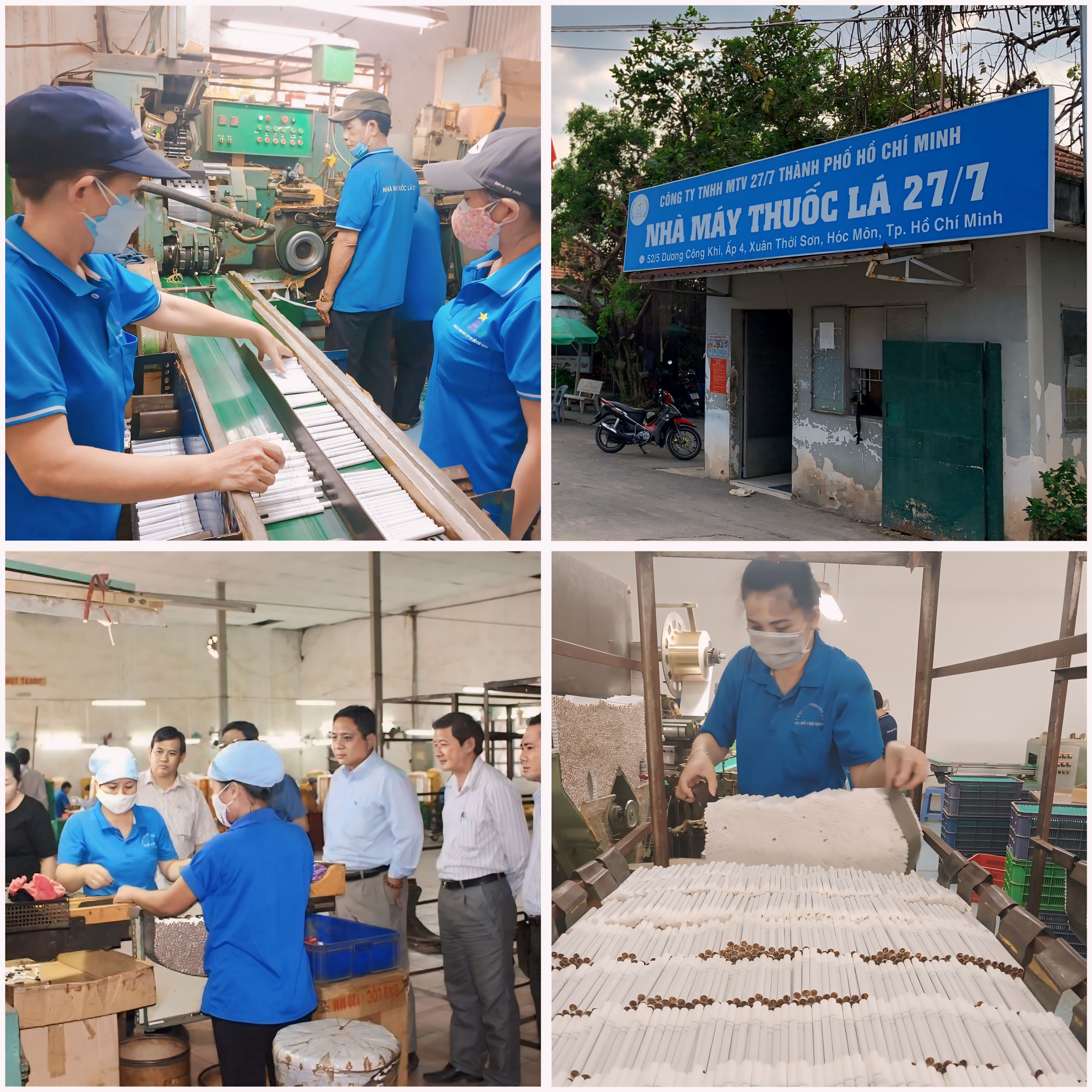Sản xuất Sản phẩm Thuốc Lá